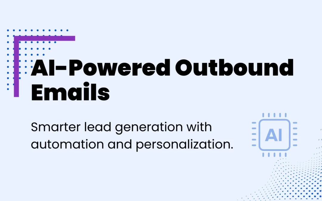 AI-Powered Outbound Emails banner image