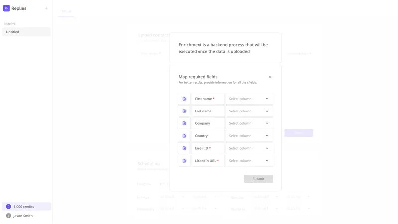 Data enrichment for prospects screenshot image