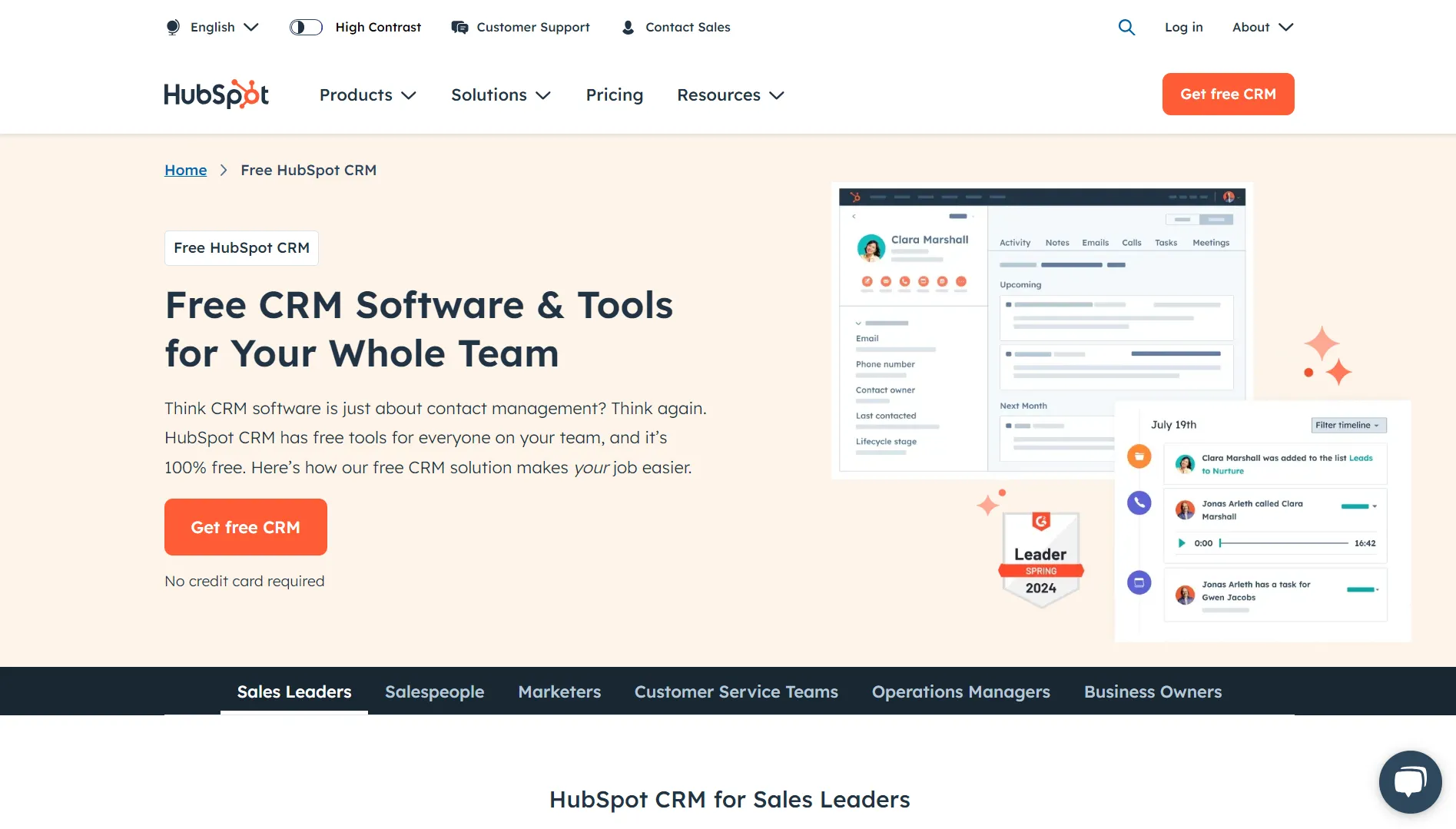 HubSpot-website